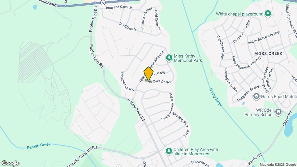 10820 River Oaks Dr NW Map and Location Details