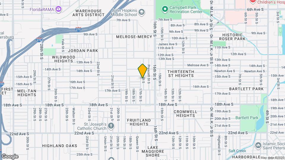 1521 Preston St S Map and Location Details