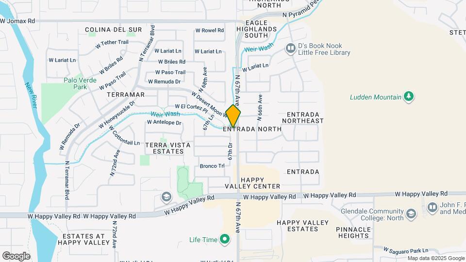 25617 N 67th Dr Map and Location Details