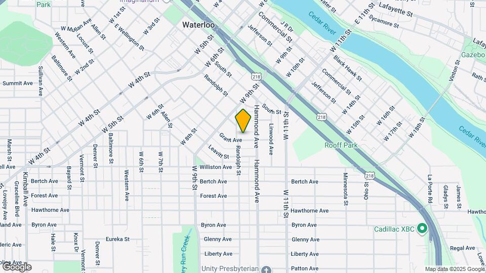 1309 Grant Ave Map and Location Details