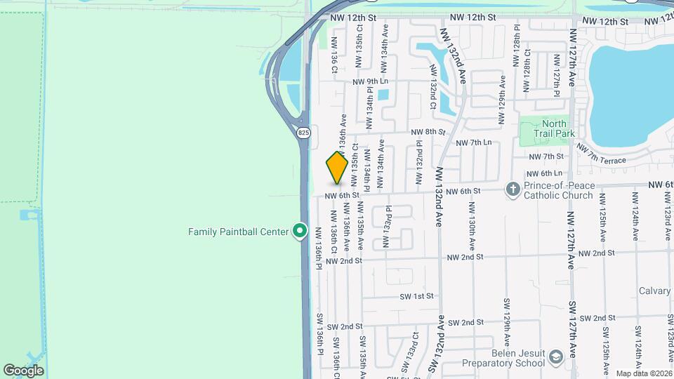 612 NW 136th Ave Map and Location Details