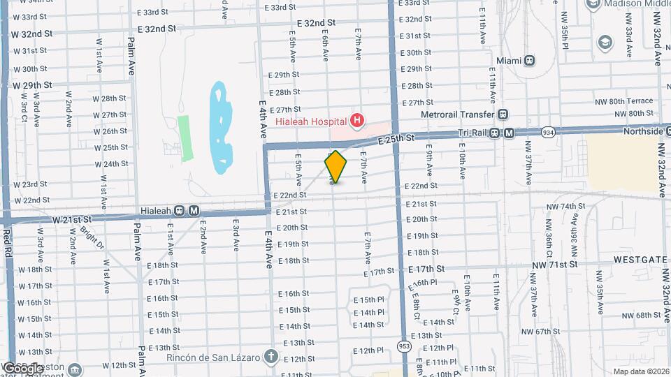 601 E 22nd St Map and Location Details