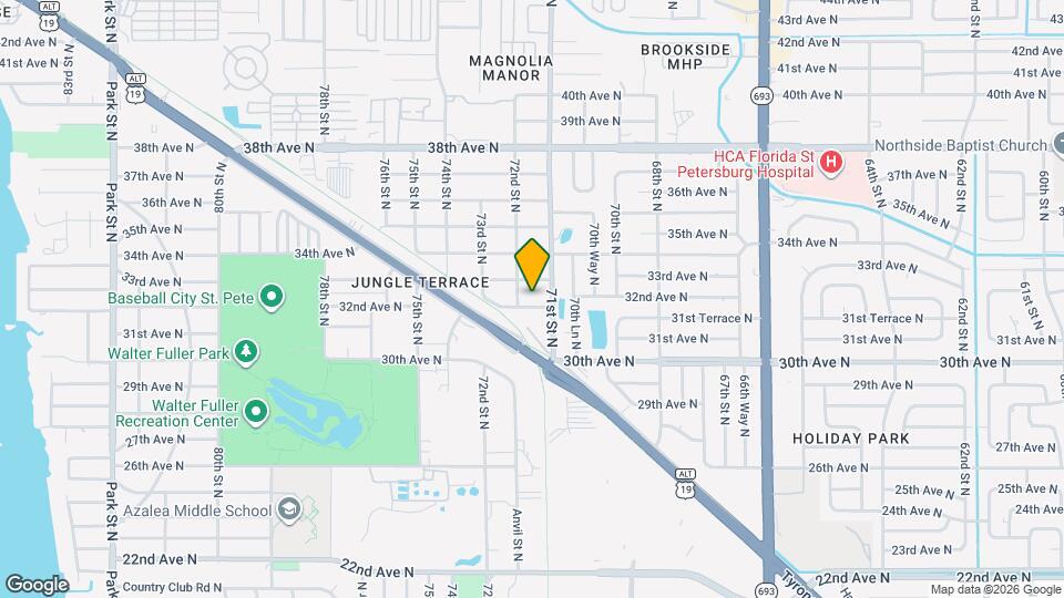 7127 32nd Ave N Map and Location Details
