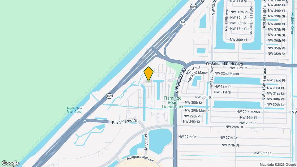12630 NW 32nd Ct Mapa y Detalles de la Ubicación