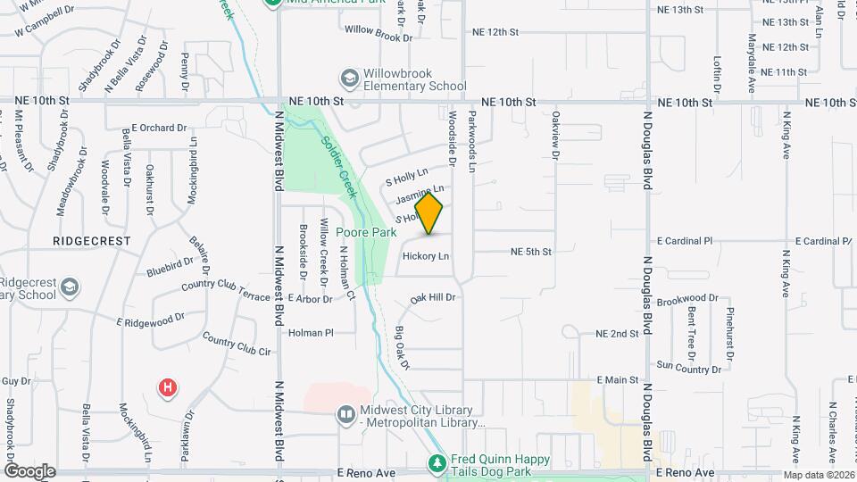 1040 Sycamore Dr Map and Location Details