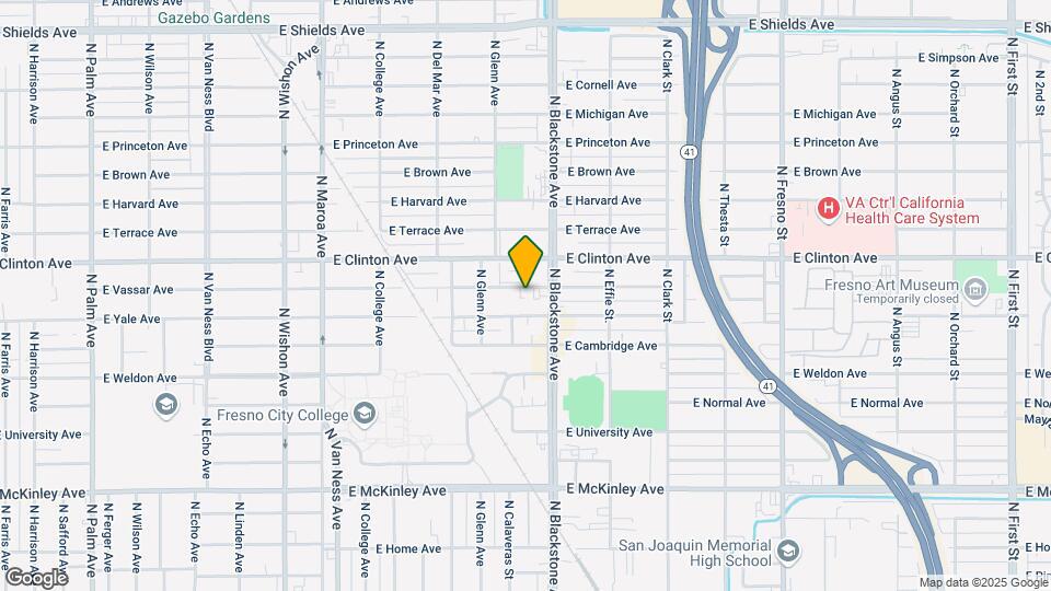 1526 E Vassar Ave Map and Location Details
