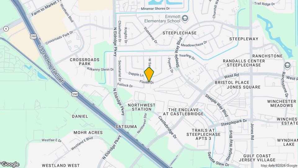 9515 Barnhart Ln Map and Location Details