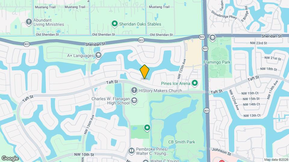 12843 NW 18th Ct Map and Location Details