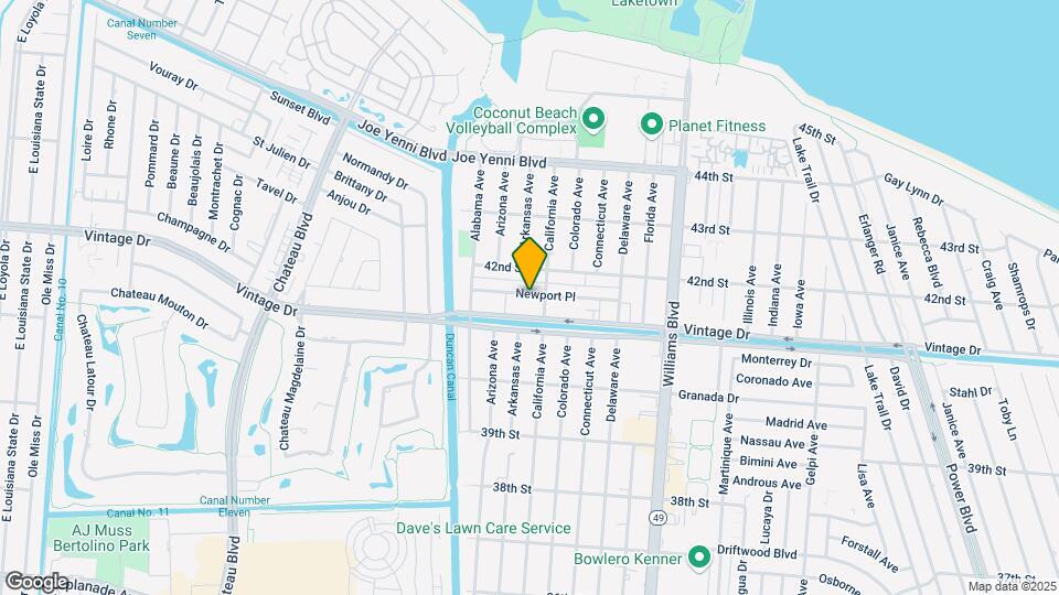 1635 Newport Pl, Unit 1 Mapa y Detalles de la Ubicación