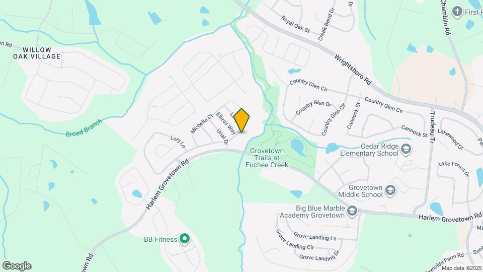 612 Lory Ln Map and Location Details