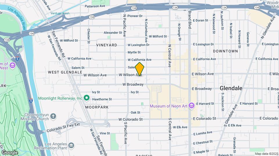 420 W Wilson Ave Map and Location Details