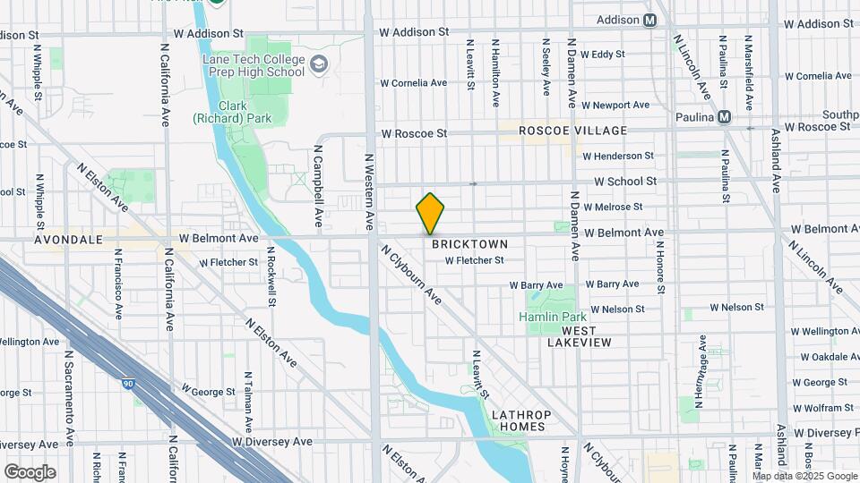 2253 W Belmont Ave, Unit #1 Mapa y Detalles de la Ubicación
