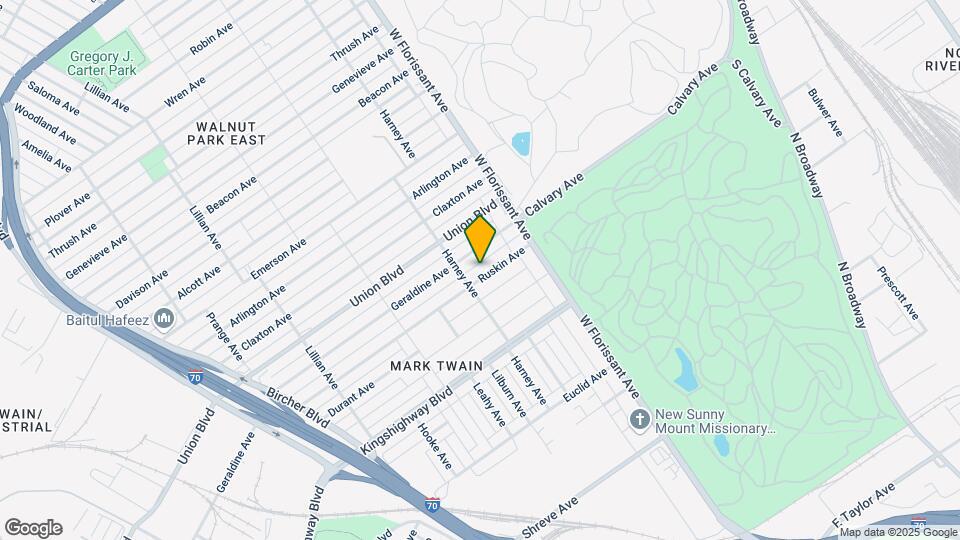 5417 Ruskin Ave Map and Location Details