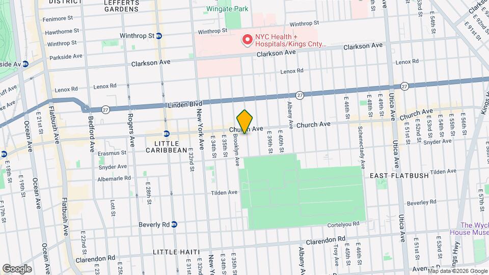 266 E 37th St Map and Location Details