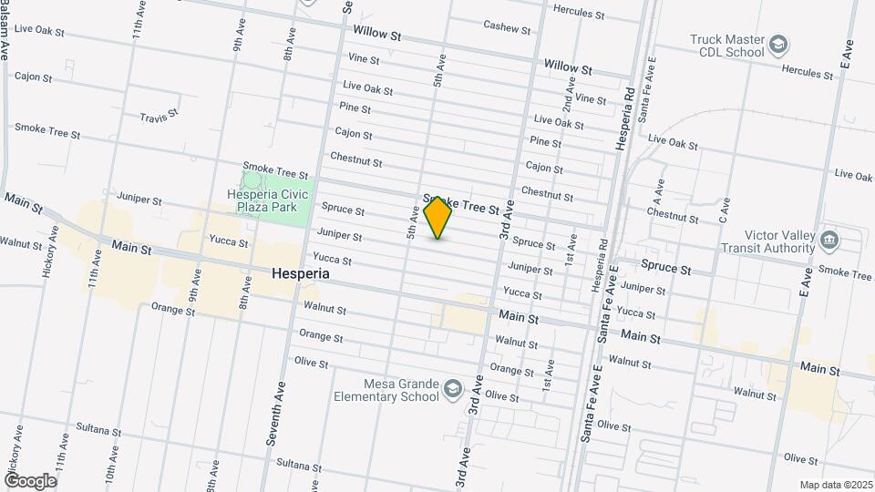 16214 Juniper St Map and Location Details