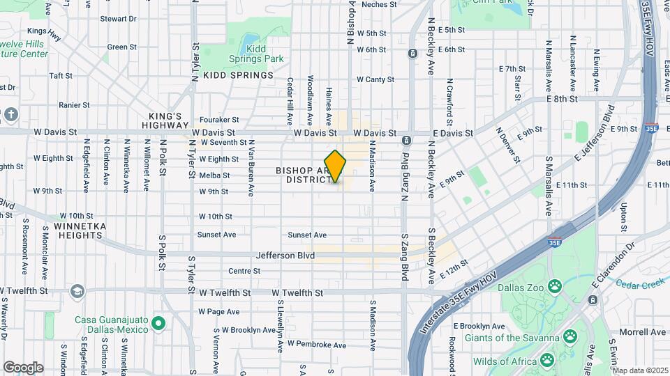 407 W 9th St Mapa y Detalles de la Ubicación
