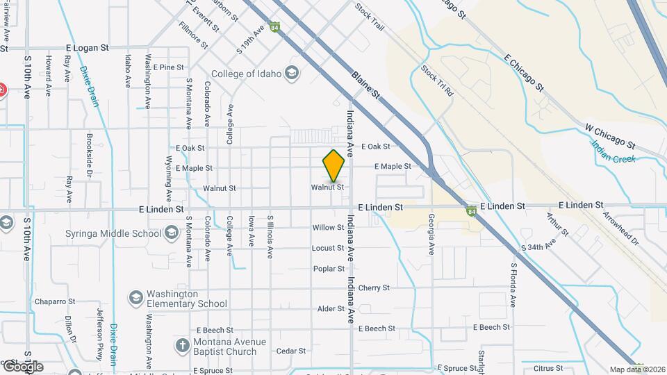 2002 Walnut St Map and Location Details