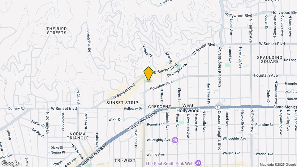 1228 N La Cienega Blvd Map and Location Details