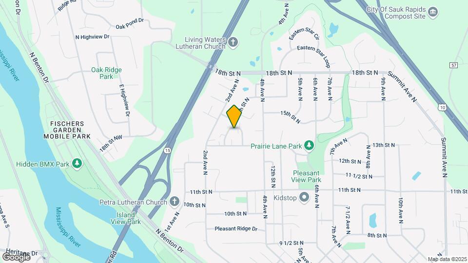 1333 13th Street Cir Map and Location Details