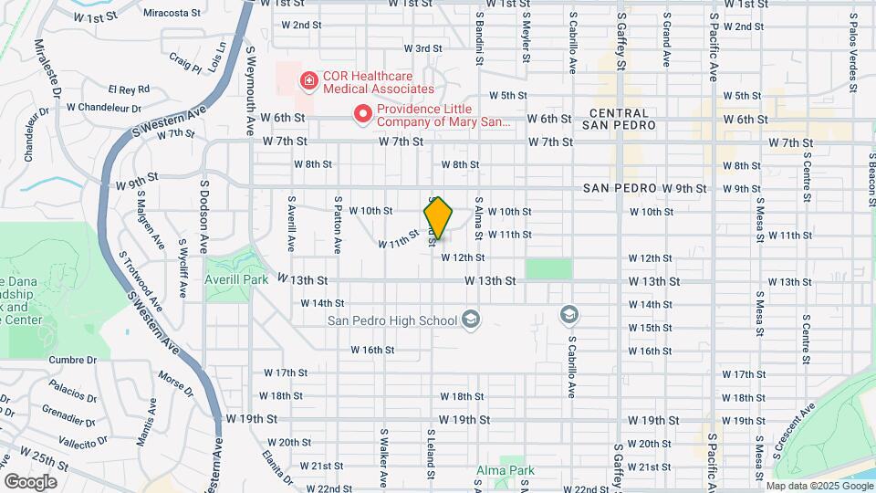 1134 S Leland St Mapa y Detalles de la Ubicación