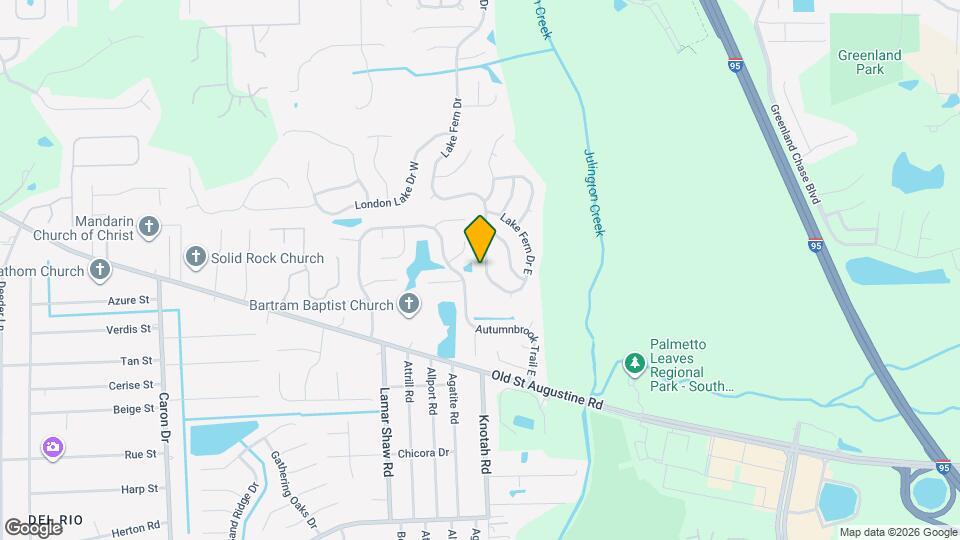 12252 Lake Fern Dr Map and Location Details