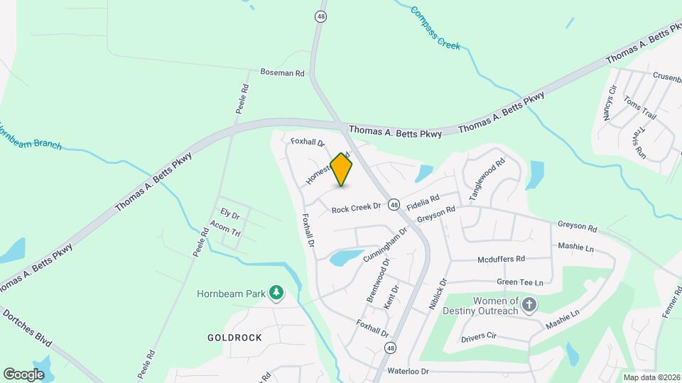 1413 Treetop Ln Map and Location Details