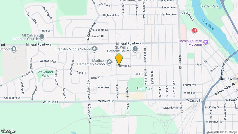 2047 Ravine St Map and Location Details