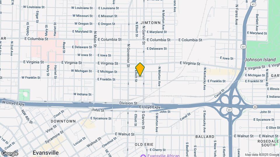 510 E Franklin St Map and Location Details
