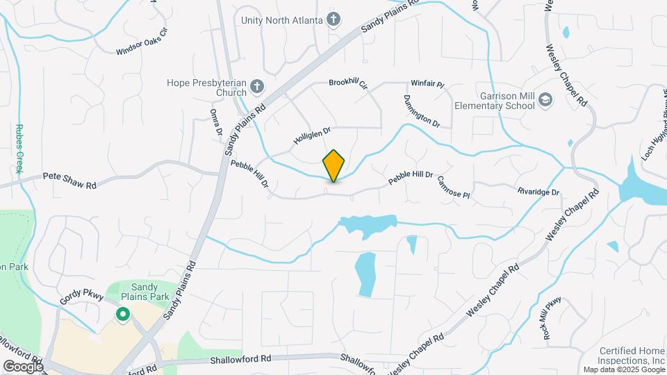 3445 Pebble Hill Dr Map and Location Details