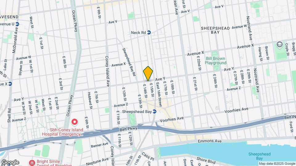 1414 Avenue Y Map and Location Details