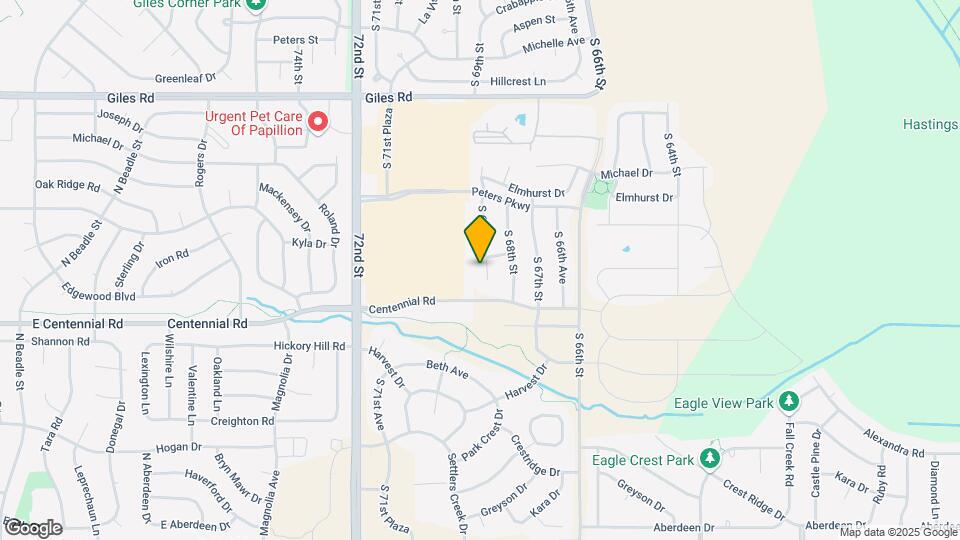 8808 S 69th St Map and Location Details