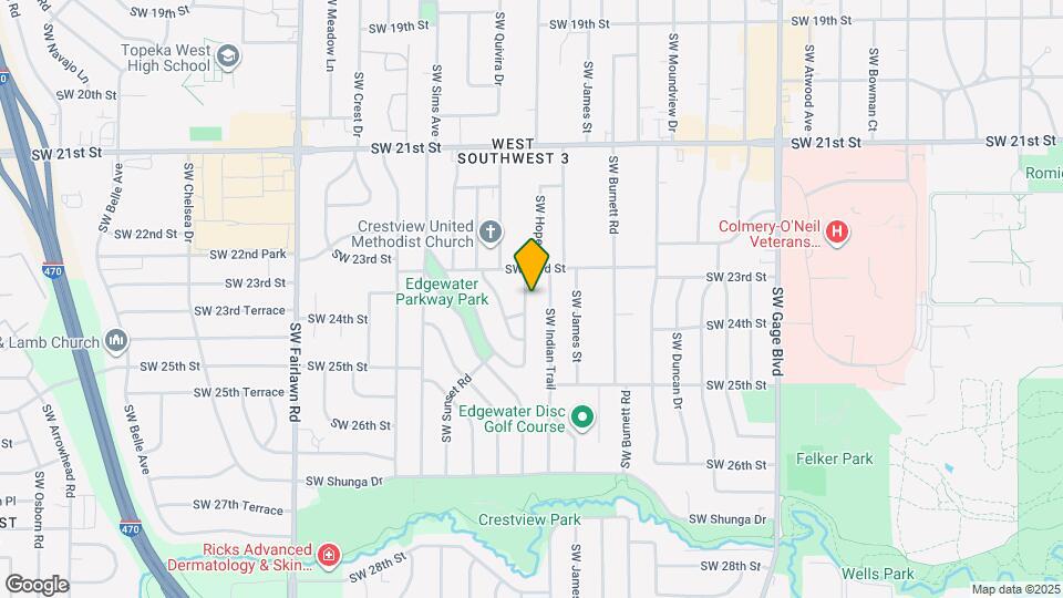 2316 SW Eveningside Dr Map and Location Details