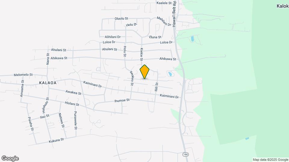 73-1378 Kipapa Pl Map and Location Details
