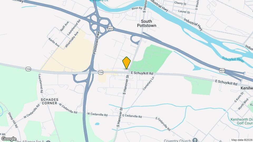 11 W Schuylkill Rd Map and Location Details