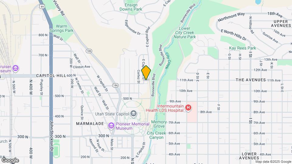 201 E Girard Ave Map and Location Details