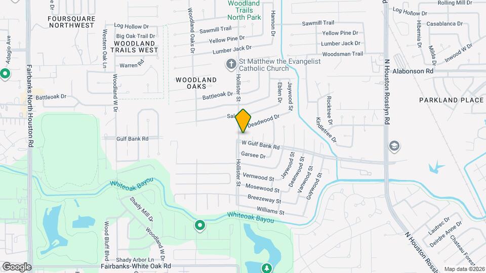 7728 W Gulf Bank Rd Map and Location Details