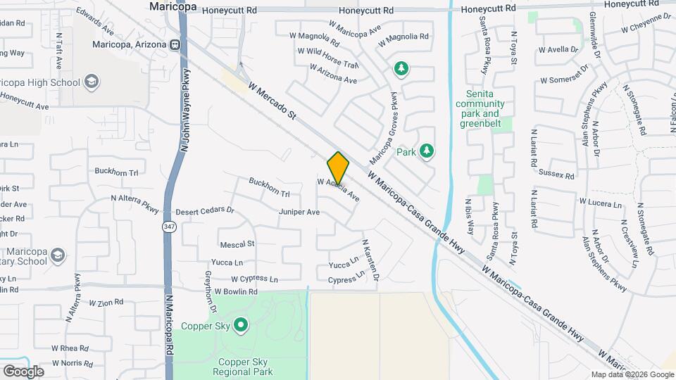 43721 W Acacia Ave Map and Location Details