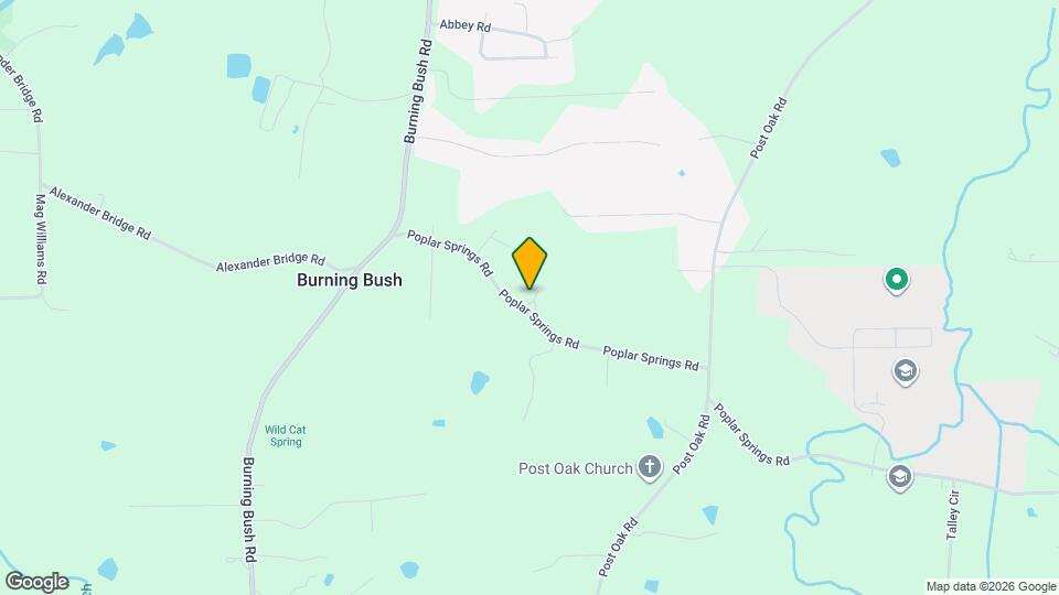 5396 Poplar Springs Rd Map and Location Details