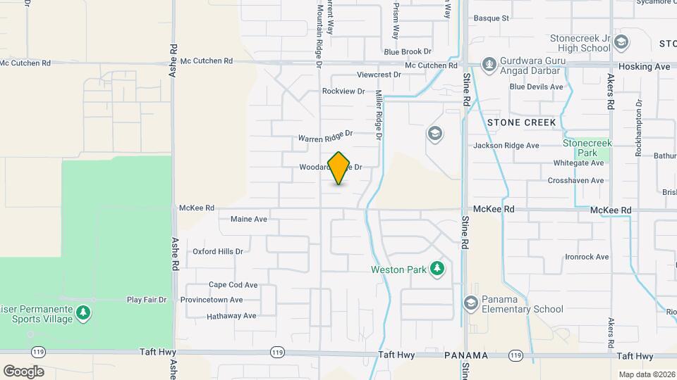5508 Poso Ridge Ct Map and Location Details