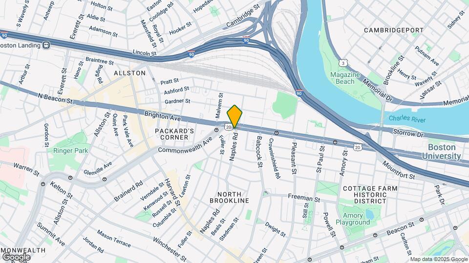 1080 Commonwealth Ave, Unit 20L Mapa y Detalles de la Ubicación