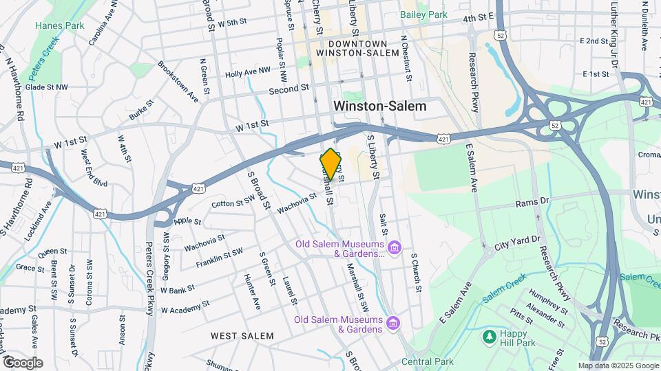 300 Brookstown Ave Mapa y Detalles de la Ubicación