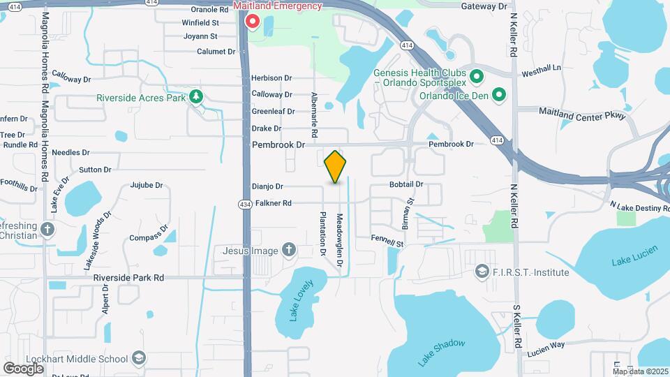 8114 Meadowglen Dr Map and Location Details