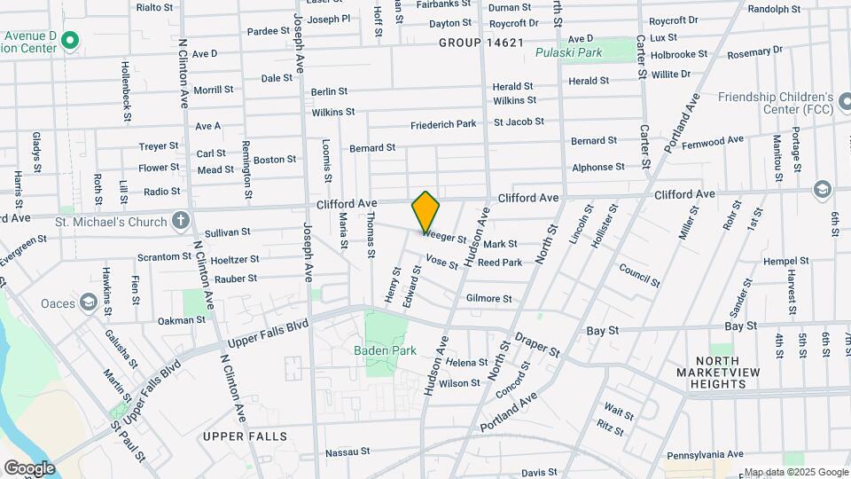 91 Weeger St Map and Location Details