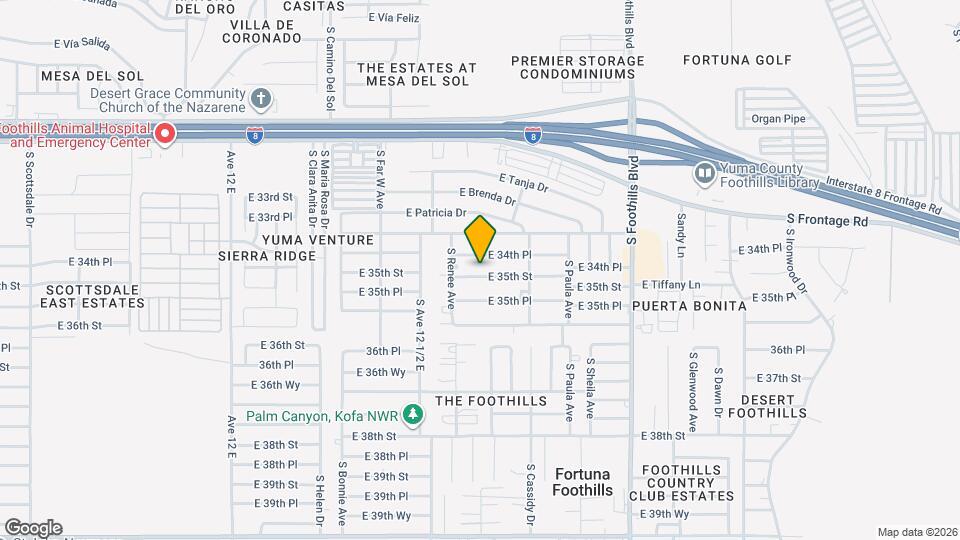 12614 E 35th St Map and Location Details