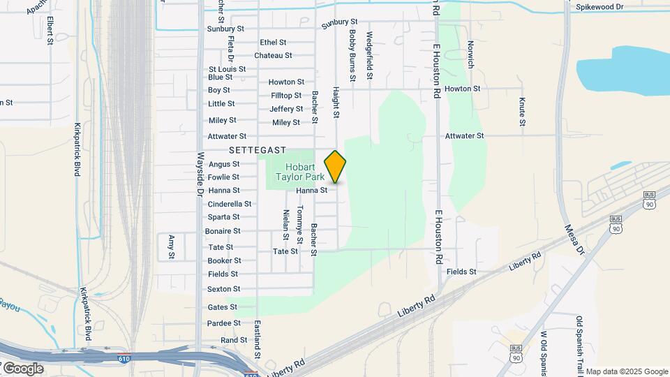 8215 Hanna St Map and Location Details