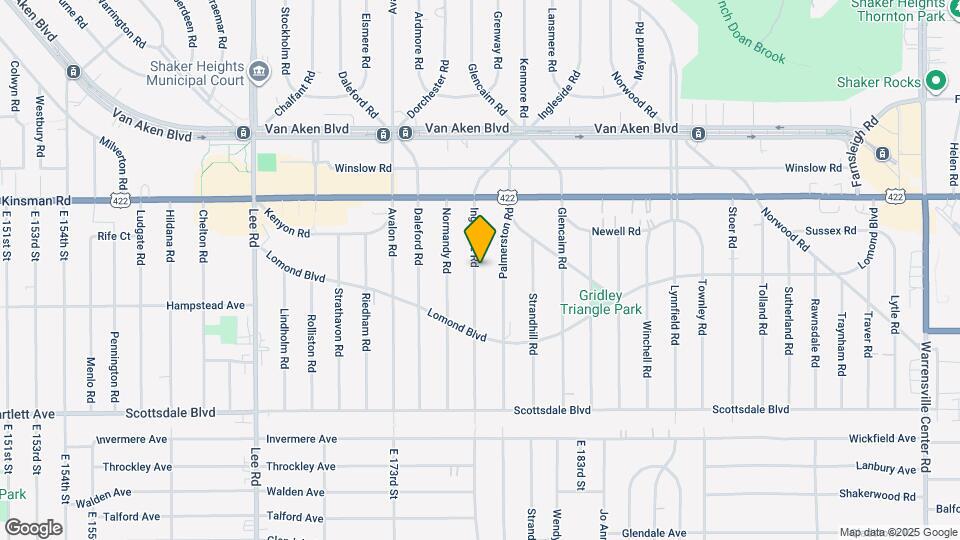 3581 Ingleside Rd Map and Location Details