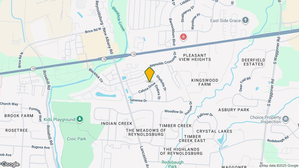 7206 Calusa Drive Map and Location Details