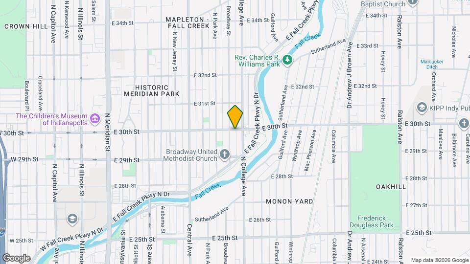 641 E 30th St Map and Location Details