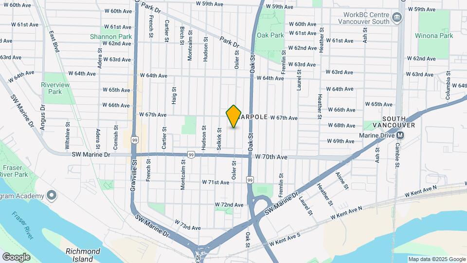 8413 Osler St Map and Location Details
