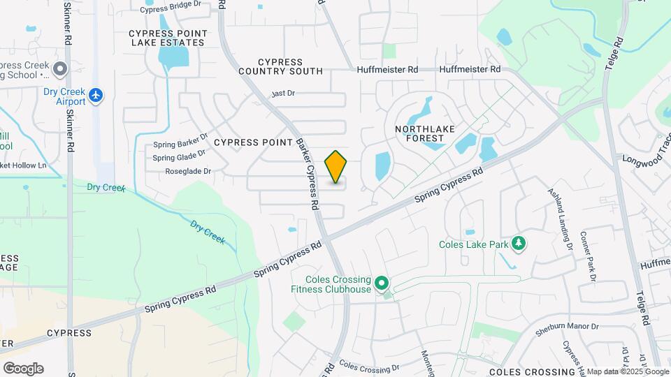 16114 Cypress Valley Dr Map and Location Details